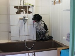 Soms zien de klanten erg op tegen een bad...
